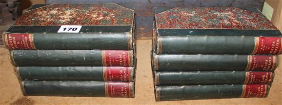 Set of leather bound Waverley Novels